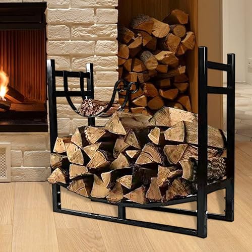 Amazon.co.jp: 薪収納 棚【2024年最新仕様】 薪棚 スチール 薪置き